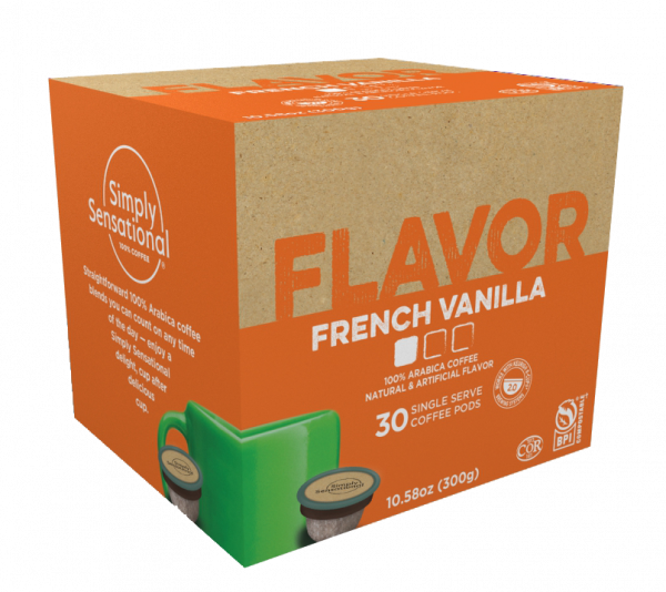 Simply Sensational Flavor - French Vanilla Single Serve Pods